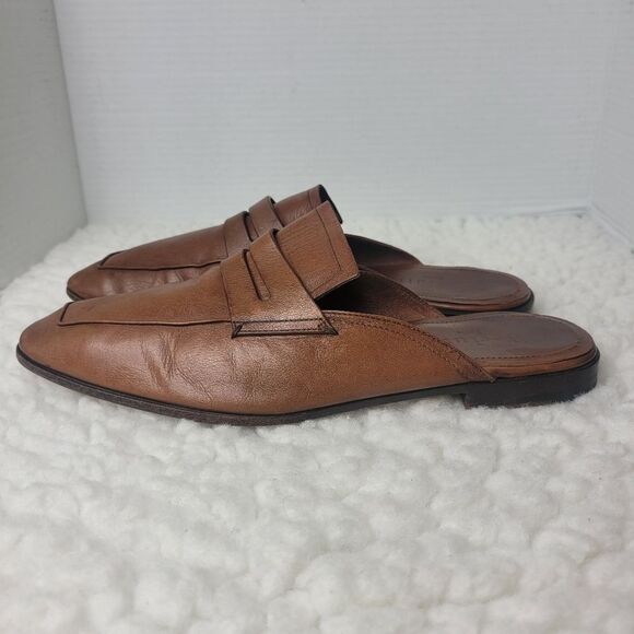 Berluti Lorenzo Mens Slip On Mule Size 9 Calf Brown Leather Backless Shoes main image 8